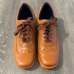 Cole Haan Nike Air 11 Conner Brown Leather Sneakers Men’s Casual Lace Up Shoes